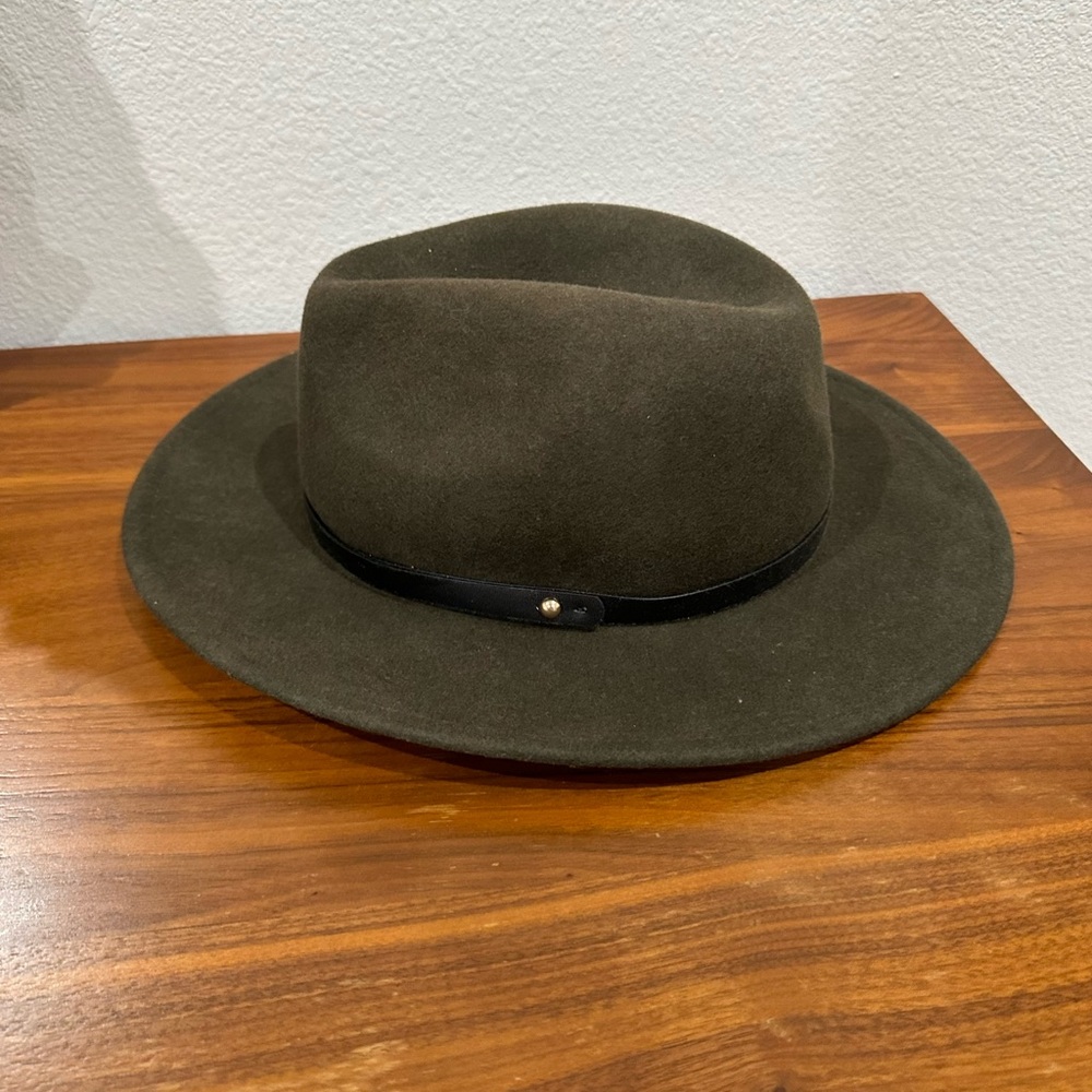 Free People Wythe Leather Band Felt Hat - Picture 4 of 8